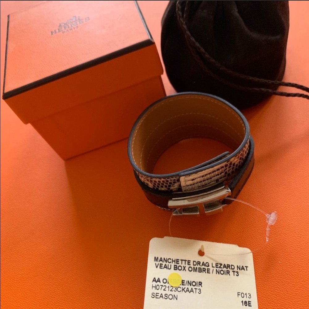 Lizard Hermès bracelet NWT